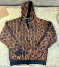 Load image into Gallery viewer, Full Pattern Sacred Geometry Zip up Hoodie