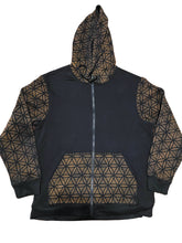 Load image into Gallery viewer, 1/2 & 1/2 Zipup Hoodie #2