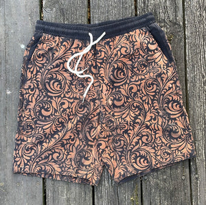 Filigree Linen Shorts