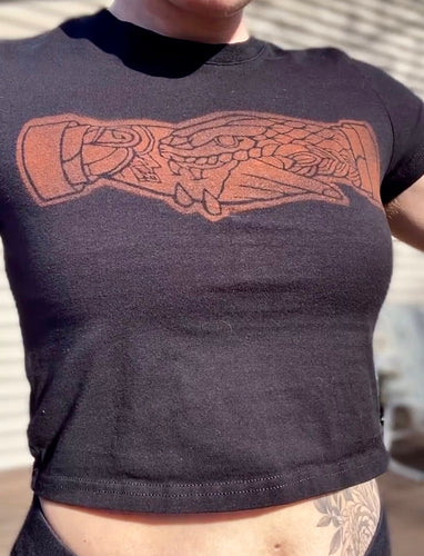 Trust No one Crop Top