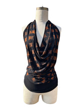 Load image into Gallery viewer, Disco Sparkle Open Back Cowl Neck tank