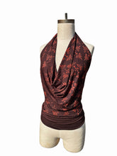 Load image into Gallery viewer, Acanthus Open Back Cowl Neck tank