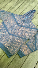 Load image into Gallery viewer, Gray Filigree + Merkaba Hoodie