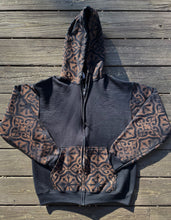 Load image into Gallery viewer, 1/2 &amp; 1/2 Zipup Hoodie