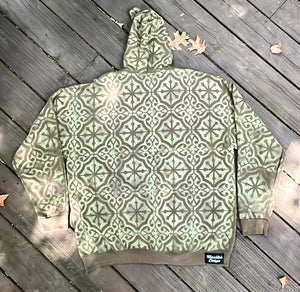Green Mosaic Hoodie