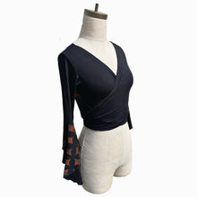 Load image into Gallery viewer, Disco Sparkle Wrap Top