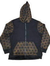 Load image into Gallery viewer, 1/2 &amp; 1/2 Zipup Hoodie