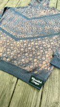 Load image into Gallery viewer, Gray Filigree + Merkaba Hoodie