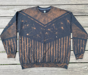 Spiders and Stripes crew neck sweatshirt