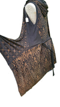 Load image into Gallery viewer, Damask Hooded Wrap