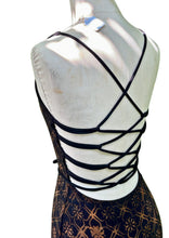 Load image into Gallery viewer, Quatrefoil Long Strappy Dress