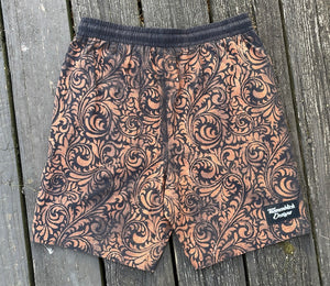 Filigree Linen Shorts