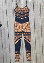 Load image into Gallery viewer, Flower of life+Honeycomb Bodysuit