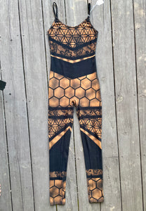 Flower of life+Honeycomb Bodysuit