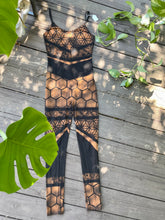 Load image into Gallery viewer, Flower of life+Honeycomb Bodysuit
