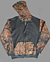 Load image into Gallery viewer, Marble 1/2 Gray Hoodie S